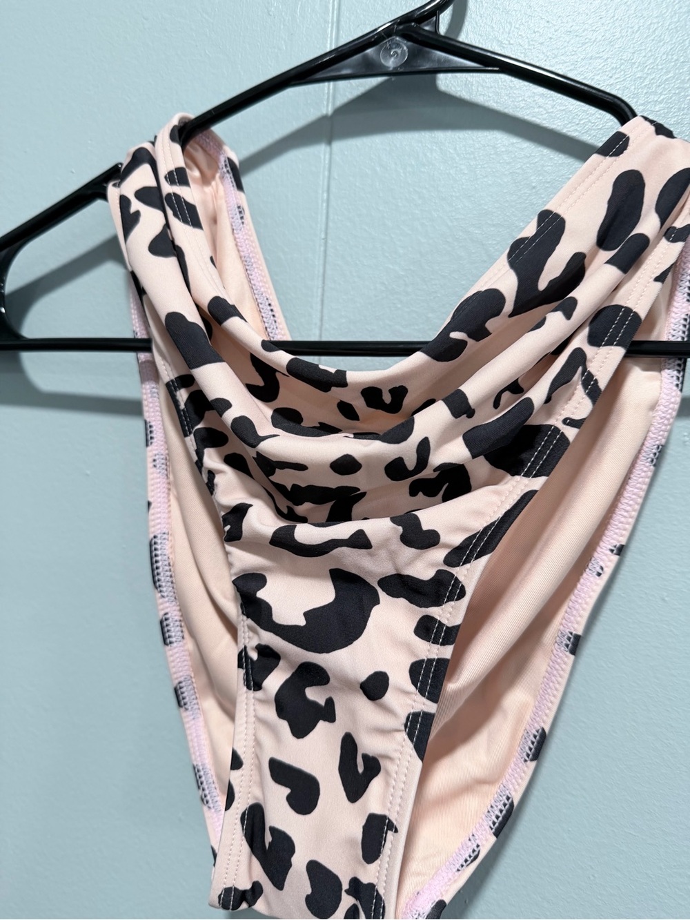 Kids Pink Leopard Print One-Piece Swimsuit